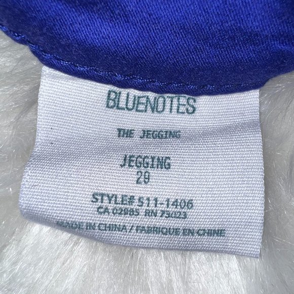 Bluenotes Grape Sapphire Matte Satin Finish Soft Jegging - Picture 7 of 8